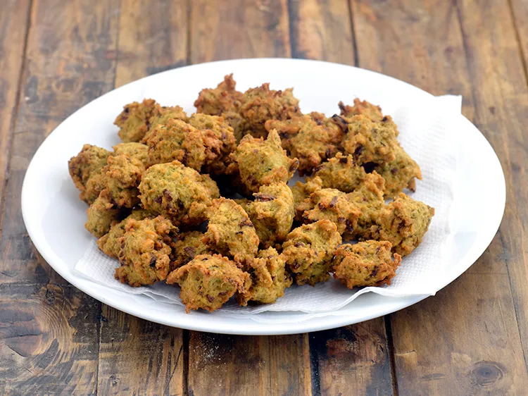 Step 32 – Drain on an absorbent paper.