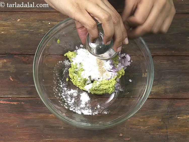 Step 24 – Add&nbsp;a pinch of&nbsp;<a href="https://www.tarladalal.com/glossary-asafoetida-hing-113i">asafoetida (hing)</a>.