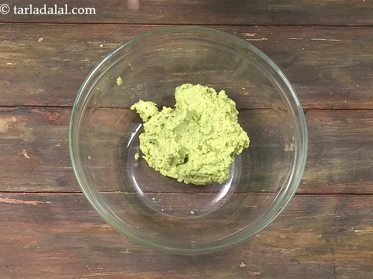 Step 21 – Transfer the paste into a deep bowl.