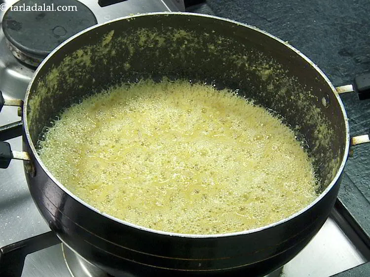 Step 12 – After 14 minutes, it will turn golden brown in colour.