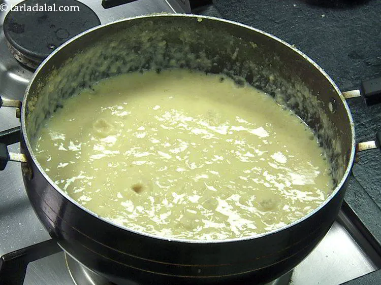 Step 16 – Cook on a medium flame for another 2 to 3 minutes or till the mixture …