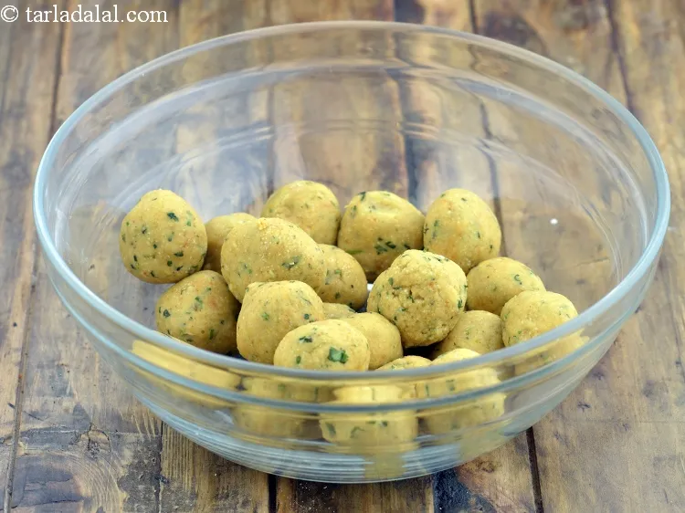 Step 21 – For the <strong>chana dal puri recipe | Indian dal puri | masala dal poori</strong>, divide …