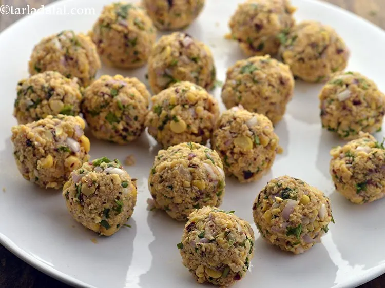 Step 18 – Shape each portion into a round ball.