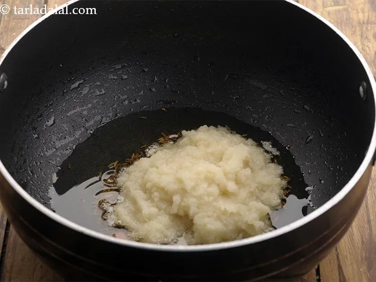 Step 15 – Add prepared onion paste.