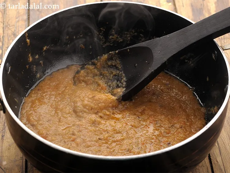 Step 18 – Mix well and saut&eacute; on a medium flame for 1 minute.