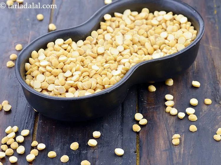 Step 6 – Then clean and wash the chana dal and add it to a pressure cooker.&nbsp;One cup …