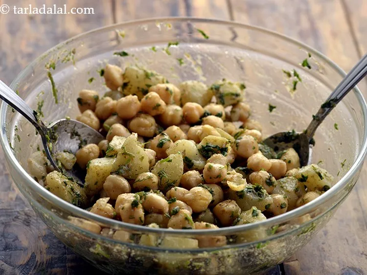 Step 21 – With the help of two spoons, toss this gently to coat the dressing well. Our …