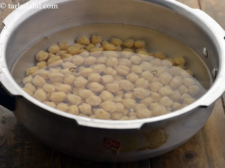 Step 5 – Add the salt and enough water.