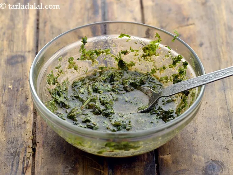 Step 17 – Mix well and keep the dressing aside.