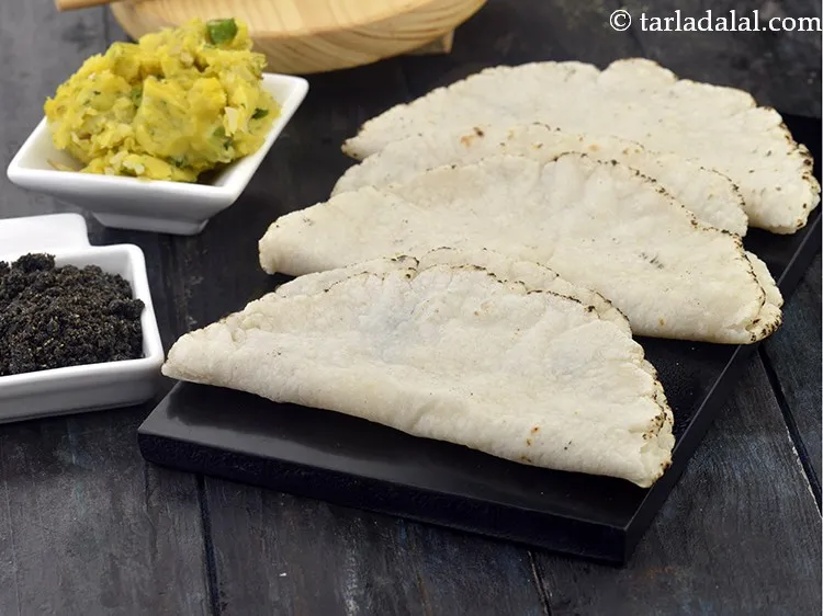 Step 52 – Have&nbsp;batata tomato rassa bhaji with <a href="https://www.tarladalal.com/chawal-bhakri-40160r">chawal bhakri</a>.