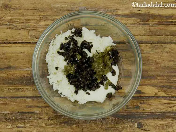 Step 4 – Now add the finely chopped jalapenos. We have used the pickled jalapenos as the fresh …