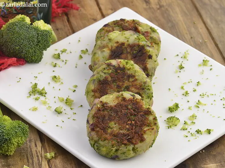 स्टेप 18 – <strong>चीज़ और ब्रोकली टिक्की</strong> को | <strong>चीज़ कटलेट ब्रोकोली टिक्की …