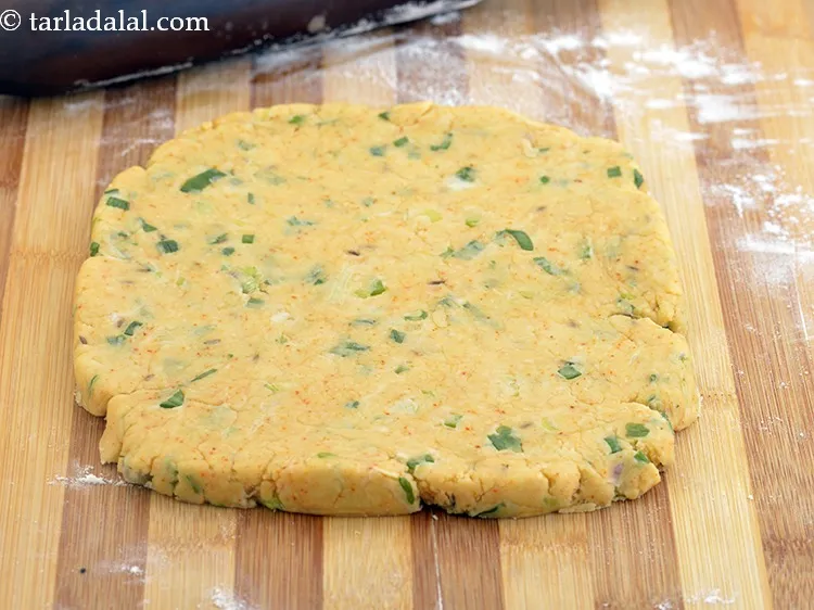 Step 29 – Again roll a little to make the square uniform.