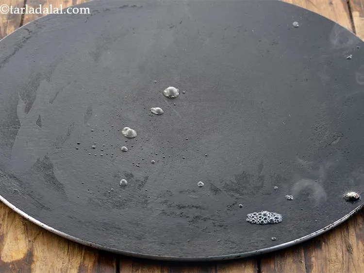 Step 36 – Sprinkle a little water on it (it should sizzle immediately).