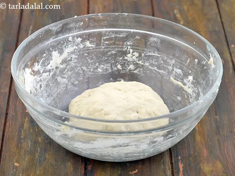 Step 12 – Knead into a soft dough using enough water.