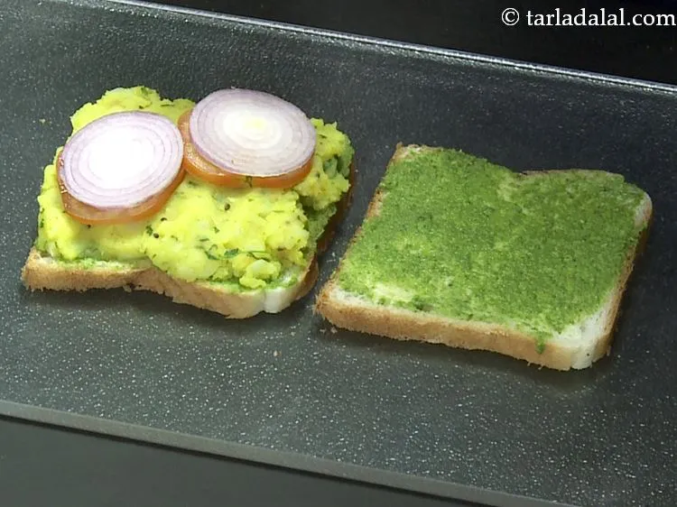 Step 23 – Place 2 onion slices as well.