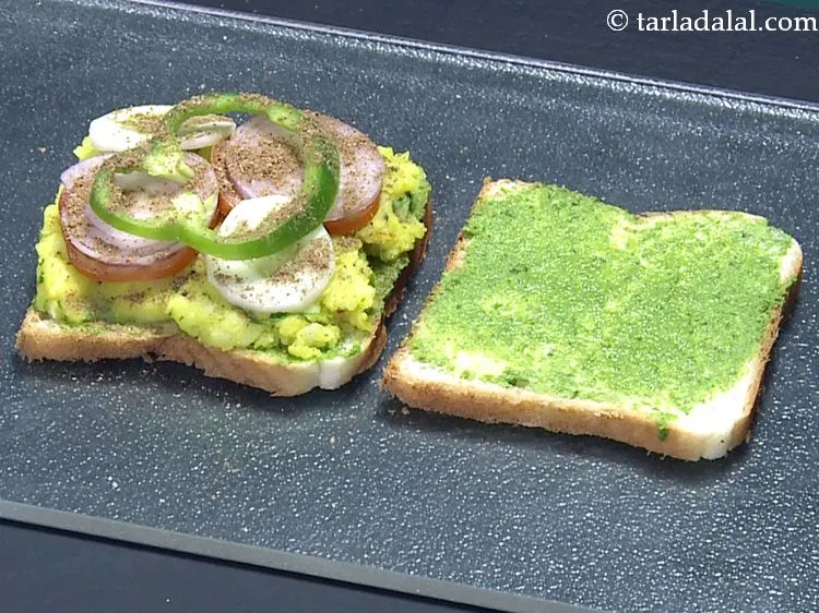 Step 26 – Sprinkle &frac14; tsp of sandwich masala evenly over it. While sandwich masala is also easily …