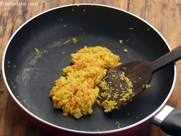 Step 13 – Mix well and saut&eacute; all the ingredients on a medium flame for 1 to 2 …