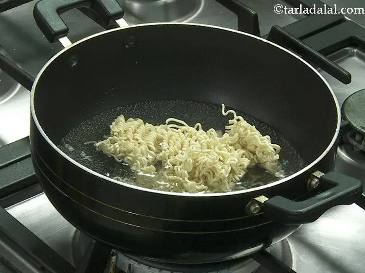 Step 2 – Add the maggi noodles and mix well. You may use any other instant noodles of …