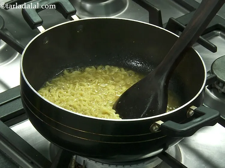 Step 5 – Mix well and cook on a medium flame for 3 minutes, while stirring occasionally.