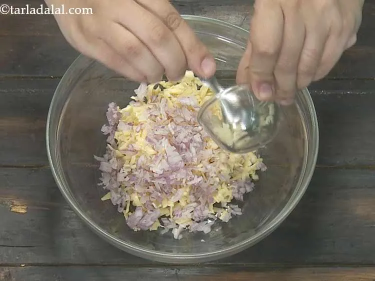 Step 5 – Now add finely chopped garlic to this. There are many variations to this recipe, you …