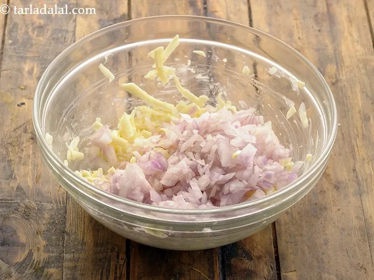 Step 3 – Add onions.