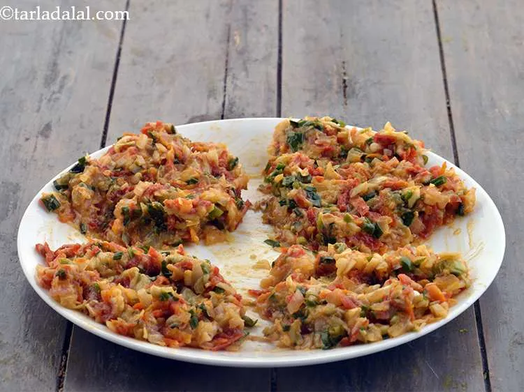 Step 15 – Let it cool slightly and divide the filling into 4 equal portions and keep aside.