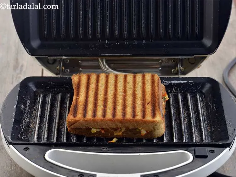 Step 23 – Grill for 5 to 7 minutes or till it turns crusty and brown from both …