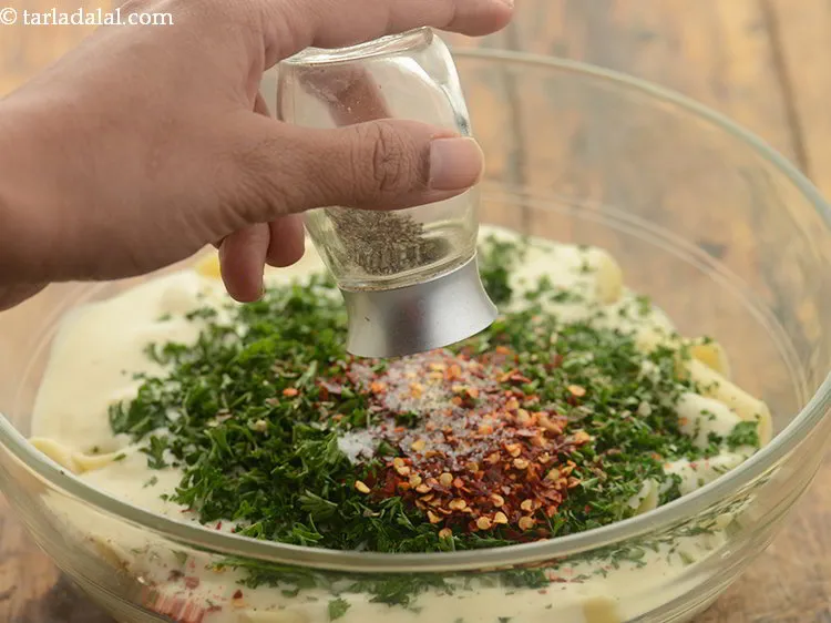 Step 27 – Season with salt and pepper.