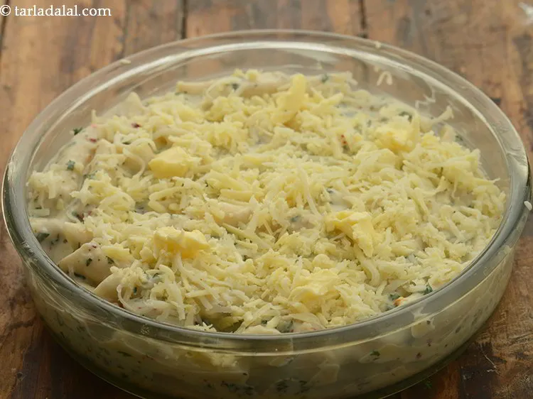 Step 32 – Dot it with the remaining 2 tsp of butter.