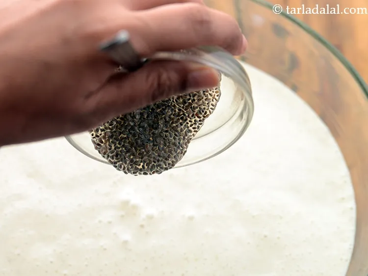 Step 12 – Add the soaked chia seeds and mix well.&nbsp;