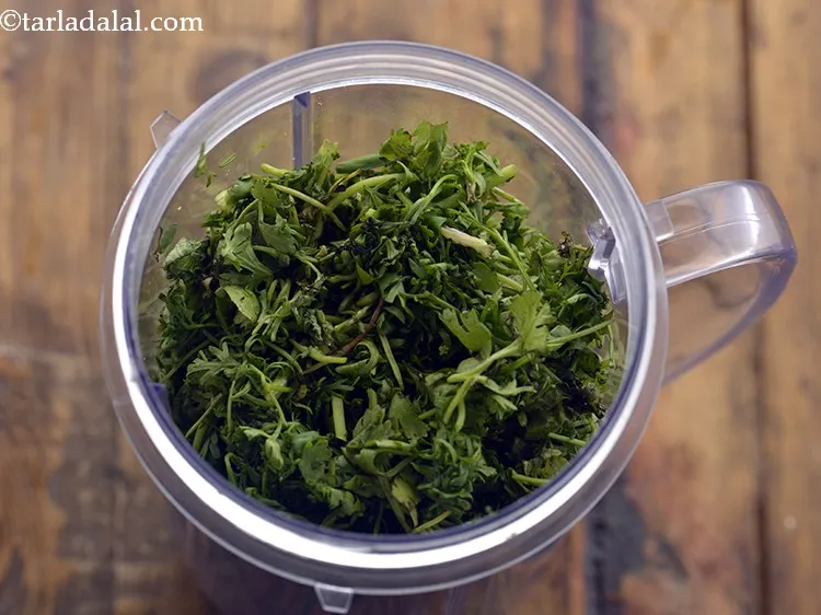 Step 13 – Add chopped coriander.