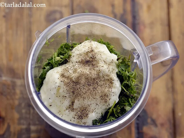 Step 15 – Season it with salt and freshly ground black pepper.