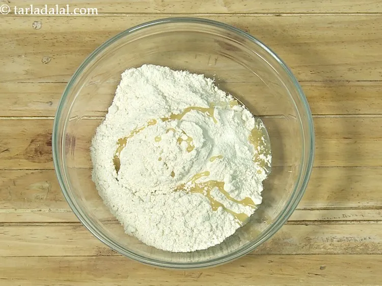 Step 13 – Add oil. Oil can be replaced with ghee or butter.