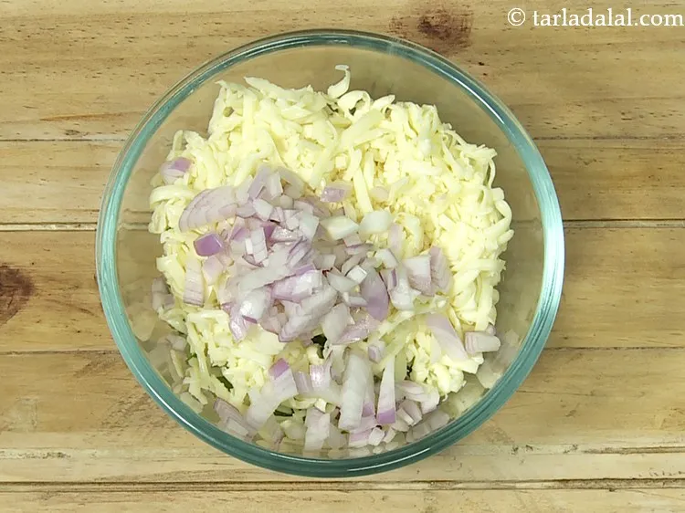 Step 5 – Add finely chopped onions. Ensure that all the veggies are either finely chopped or grated. …