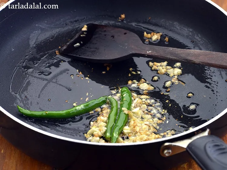 Step 33 – Saut&eacute; on a medium flame for 30 seconds.