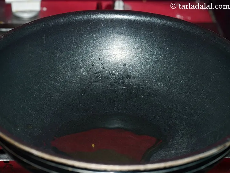 Step 17 – To proceed <strong>chilli paneer</strong>, heat oil in a wok or a kadai. Make sure to …