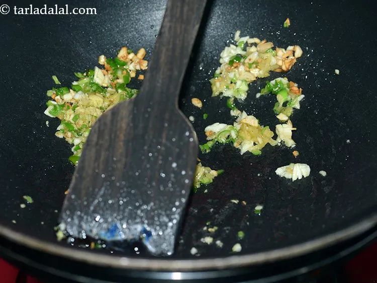 Step 21 – Saute on high for few seconds.