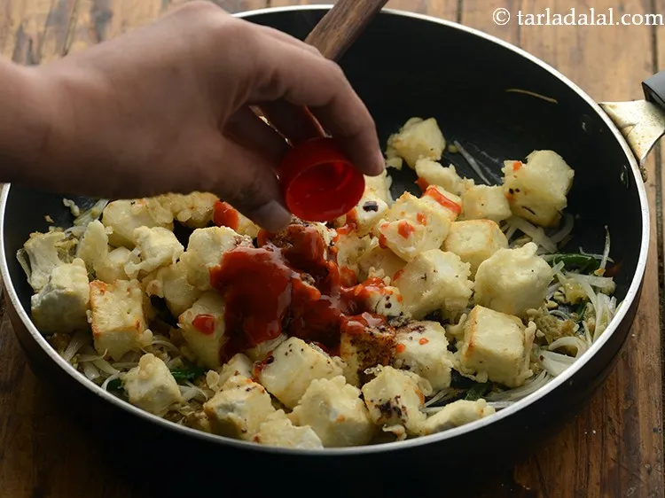 स्टेप 23 – विनेगर (सिरका) डालें।