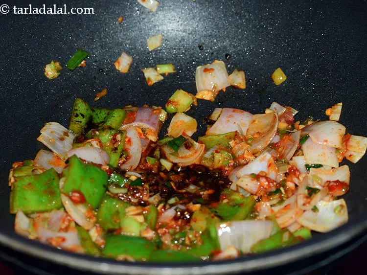 Step 27 – Add soy sauce.&nbsp;