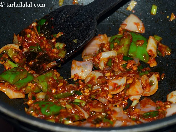 Step 30 – Mix well and cook for few seconds.&nbsp;