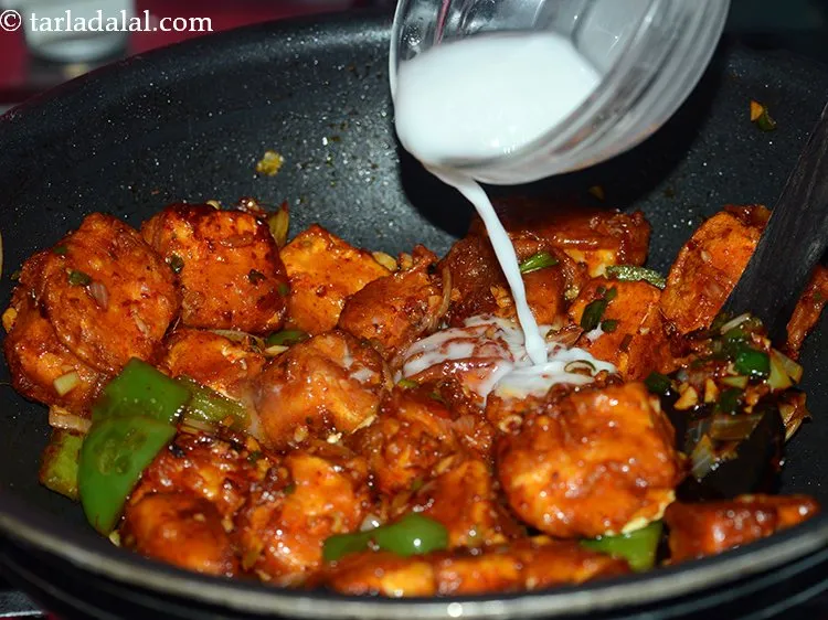 Step 33 – Add cornflour mixture. We have used 2 tsp of cornflour against 5 tsp of water.&nbsp;