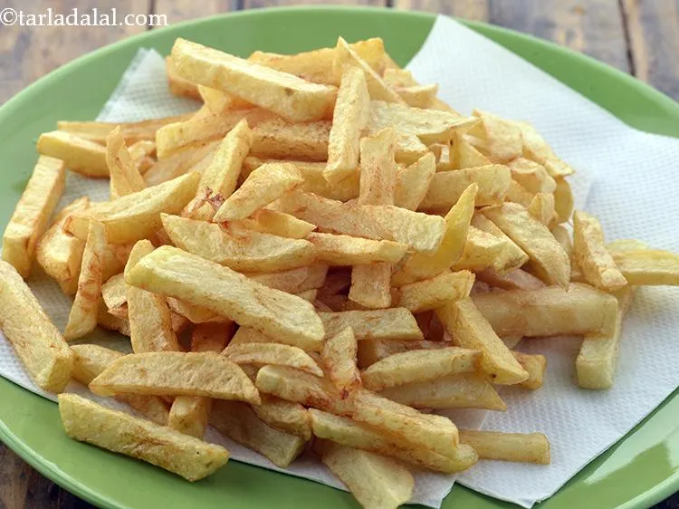 स्टेप 11 – सभी तरफ से हल्के सुनहरे होने तब तक डीप-फ्राई करें। …