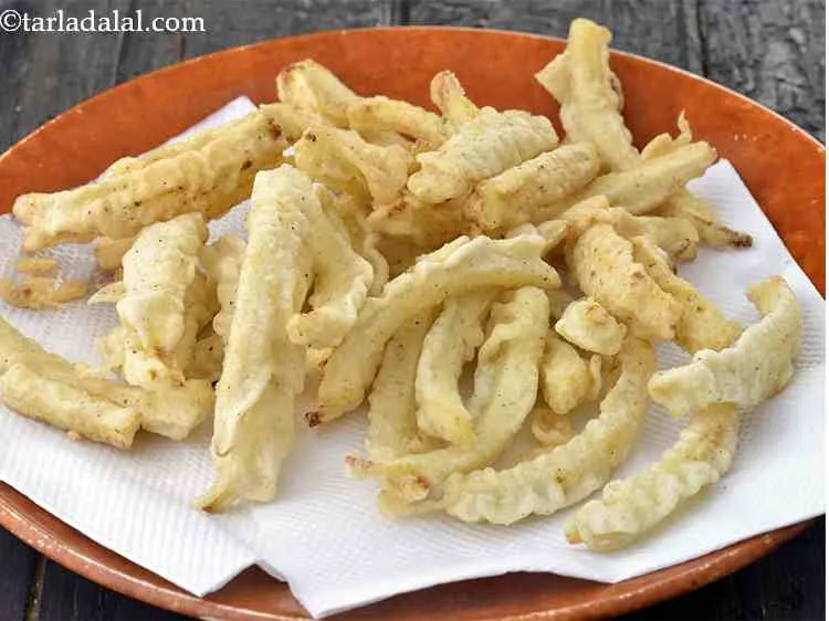 Step 12 – Drain all on an absorbent paper and keep aside.