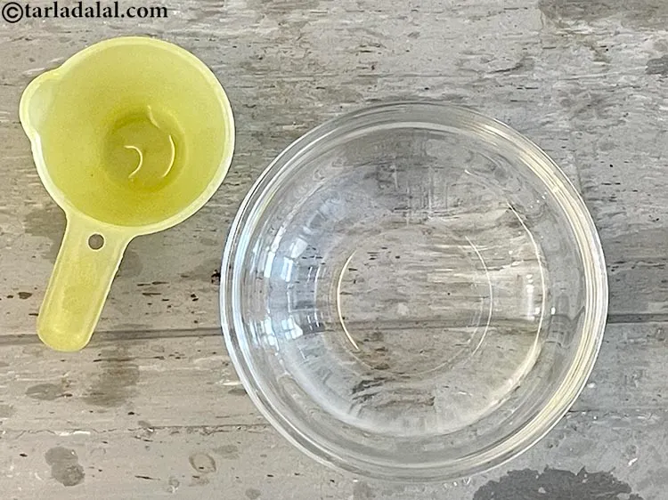 Step 4 – To make&nbsp;<strong>chillies in vinegar | green chillies in vinegar | </strong>&nbsp;in a small glass bowl …