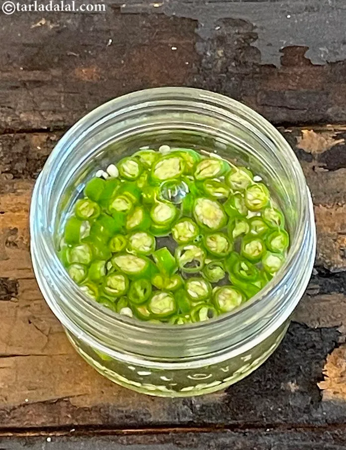 Step 8 – or store <strong>chillies in vinegar | green chillies in vinegar | &nbsp;Indian chillies in vinegar …