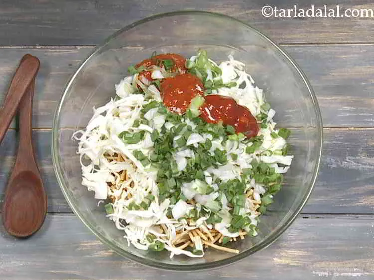 Step 11 – Add red chilli sauce. In case it is not available add one of the substitutes …