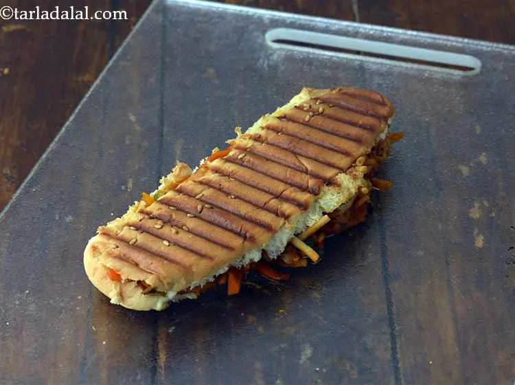 Step 20 – Repeat steps 1 to 8 to make 3 more paninis.