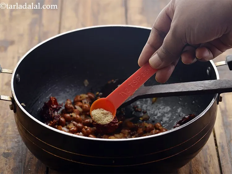 Step 18 – Add asafoetida.
