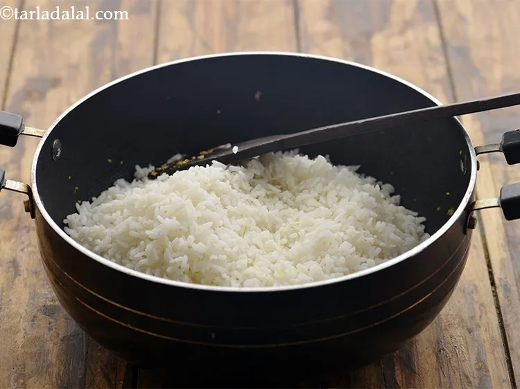 Step 21 – Add the rice. Ideally, this is a perfect dish to prepare using leftover rice.